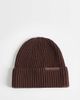 Tommy Jeans Tommy Jeans linear logo beanie in brown - 1