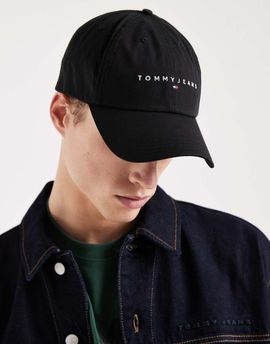 Tommy Jeans Tommy Jeans linear logo cap in black