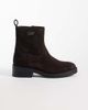 Tommy Jeans Tommy Jeans Lisa real suede soft sole boots in dark brown - 1