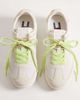 Tommy Jeans Tommy Jeans low profile runner sneakers in ivory-White - 1