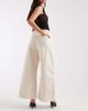 Tommy Jeans Tommy Jeans mid rise baggy pleated jeans in cream-White - 2