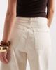 Tommy Jeans Tommy Jeans mid rise baggy pleated jeans in cream-White - 4