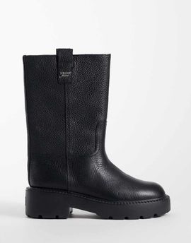 Tommy Jeans Tommy Jeans Miya premium leather mid boots in black