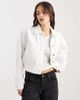 Tommy Jeans Tommy Jeans oversized cropped denim trucker jacket in white - 1