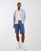 Tommy Jeans Tommy Jeans oxford shirt in blue/green stripes-White - 4