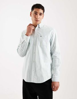 Tommy Jeans Tommy Jeans oxford shirt in green stripes
