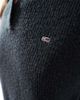 Tommy Jeans Tommy Jeans polo sweater in black with glitter details - 2