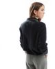 Tommy Jeans Tommy Jeans polo sweater in black with glitter details - 4