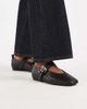 Tommy Jeans Tommy Jeans real leather ballerina flats with buckles in black - 1