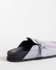 Tommy Jeans Tommy Jeans real suede mule flats in light blue - 4