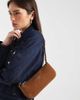 Tommy Jeans Tommy Jeans real suede shoulder bag in tan-Neutral - 1