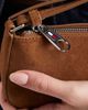 Tommy Jeans Tommy Jeans real suede shoulder bag in tan-Neutral - 2