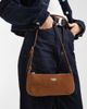 Tommy Jeans Tommy Jeans real suede shoulder bag in tan-Neutral - 4