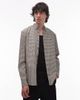 Tommy Jeans Tommy Jeans regular oxford check shirt in khaki-Green - 1