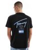 Tommy Jeans Tommy Jeans regular signature back print t-shirt in black and blue - 2