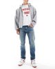 Tommy Jeans Tommy Jeans Ryan regular straight jeans in worn mid wash-Blue - 1