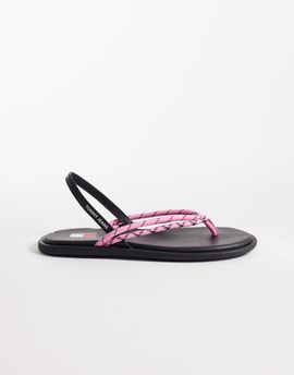 Tommy Jeans Tommy Jeans sandals with rope detailing in pink