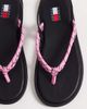 Tommy Jeans Tommy Jeans sandals with rope detailing in pink - 3