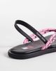 Tommy Jeans Tommy Jeans sandals with rope detailing in pink - 4