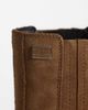Tommy Jeans Tommy Jeans Sasha real suede cowboy boots in tan-Brown - 3