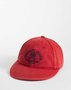 Tommy Jeans Tommy Jeans sports club cap in red