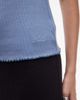 Tommy Jeans Tommy Jeans strappy rib knit tank top in washed blue - 4
