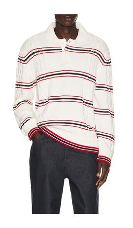 Tommy Jeans Tommy Jeans Stripe Cable Knit Polo