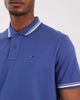 Tommy Jeans Tommy Jeans tipped polo shirt in blue - 4