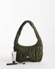 Tommy Jeans Tommy Jeans urban ruched shoulder bag in khaki-Green - 2