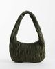 Tommy Jeans Tommy Jeans urban ruched shoulder bag in khaki-Green - 4