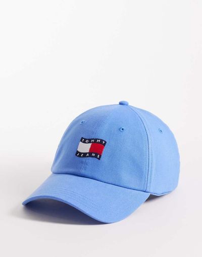 Tommy Jeans Tommy Jeans Wave logo cap in blue