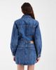 Tommy Jeans Tommy Jeans western denim trucker dress in mid wash-Blue - 3