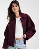 Tommy Jeans Tommy Jeans wool mix jacket in burgundy-Red - 1