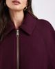 Tommy Jeans Tommy Jeans wool mix jacket in burgundy-Red - 3