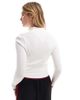 Tommy Jeans Tommy Jeans zip through sweater in off white - 4