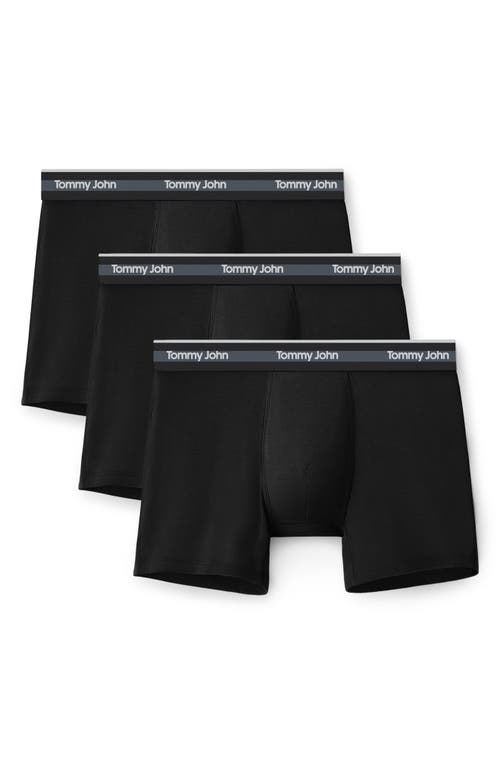 Tommy John Tommy John 3-Pack Comfort Micro 4-Inch Boxer Briefs