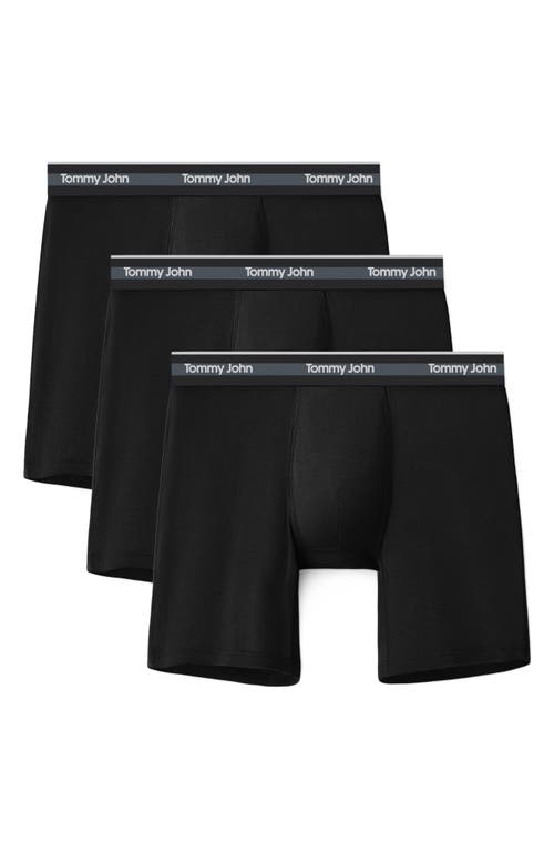 Tommy John Tommy John 3-Pack Comfort Micro 6-Inch Boxer Briefs
