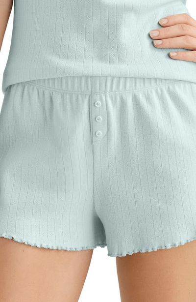 Tommy John Tommy John Pointelle Rib Sleep Shorts