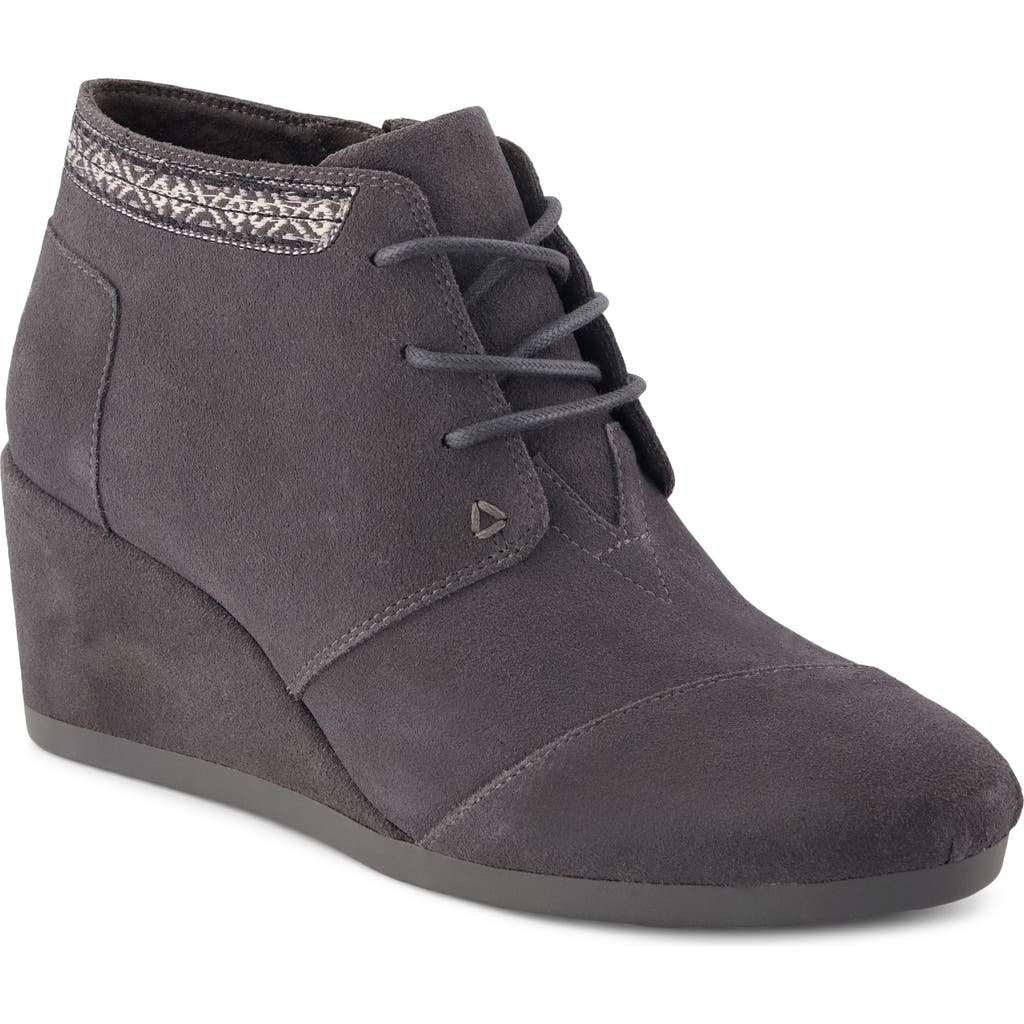 TOMS TOMS Desert Lace-Up Wedge Bootie