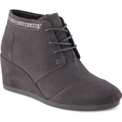 TOMS TOMS Desert Lace-Up Wedge Bootie