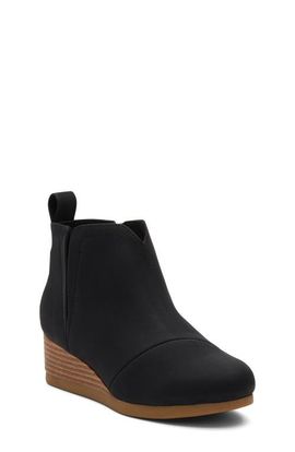 TOMS TOMS Kids' Clare Zip Wedge Bootie