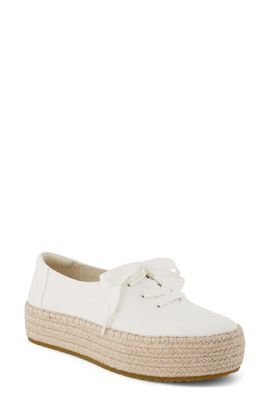TOMS TOMS Valencia Lace-Up Platform Espadrille
