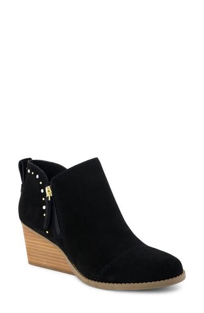 TOMS TOMS Wedge Leather Bootie