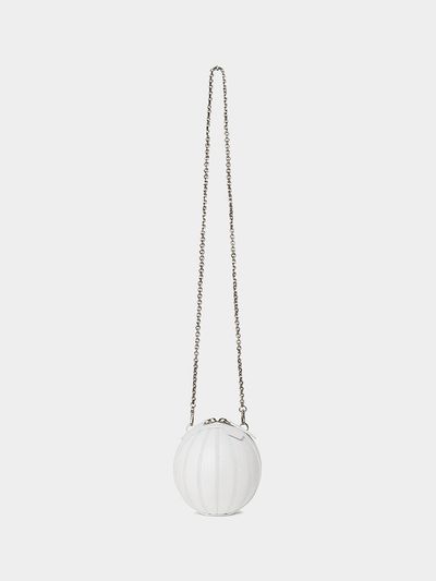 TONNO22 Mini Ball Chain Bag_White