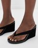 Tony Bianco Tony Bianco Avanti Wedge Sandals Black Suede - 3