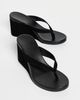 Tony Bianco Tony Bianco Avanti Wedge Sandals Black Suede - 5