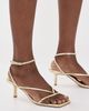 Tony Bianco Tony Bianco Avi Heeled Sandals Gold Foil - 5