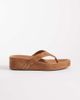 Tony Bianco Tony Bianco Blaire real suede flip flops in taupe-Brown - 1