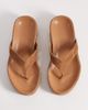 Tony Bianco Tony Bianco Blaire real suede flip flops in taupe-Brown - 2