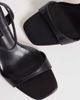 Tony Bianco Tony Bianco Bless heeled sandals in black leather - 4